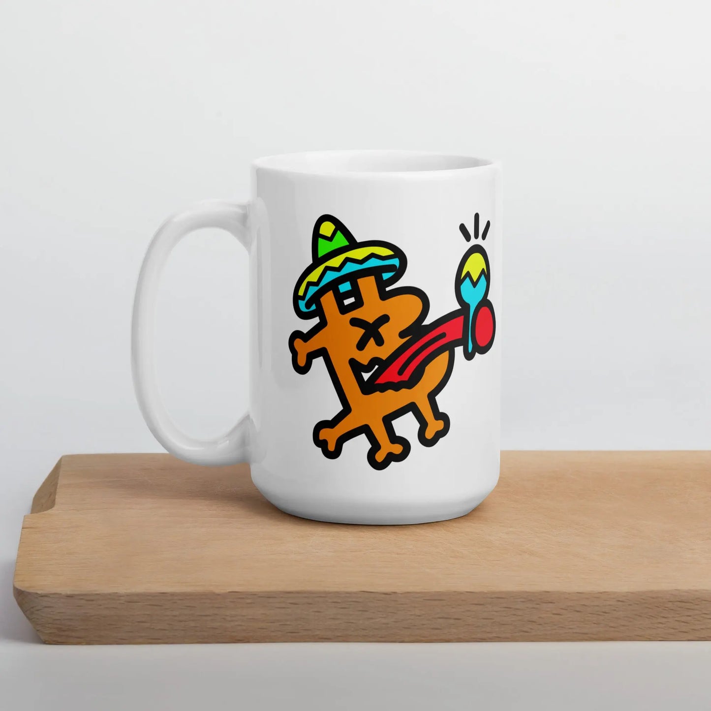 bitcoin mug - be mexican design - lifestyle - desk setup - 443ml