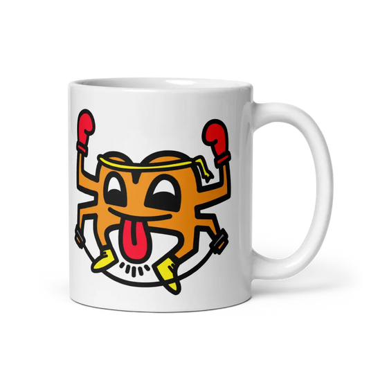 bitcoin mug - be muay thai design - front view