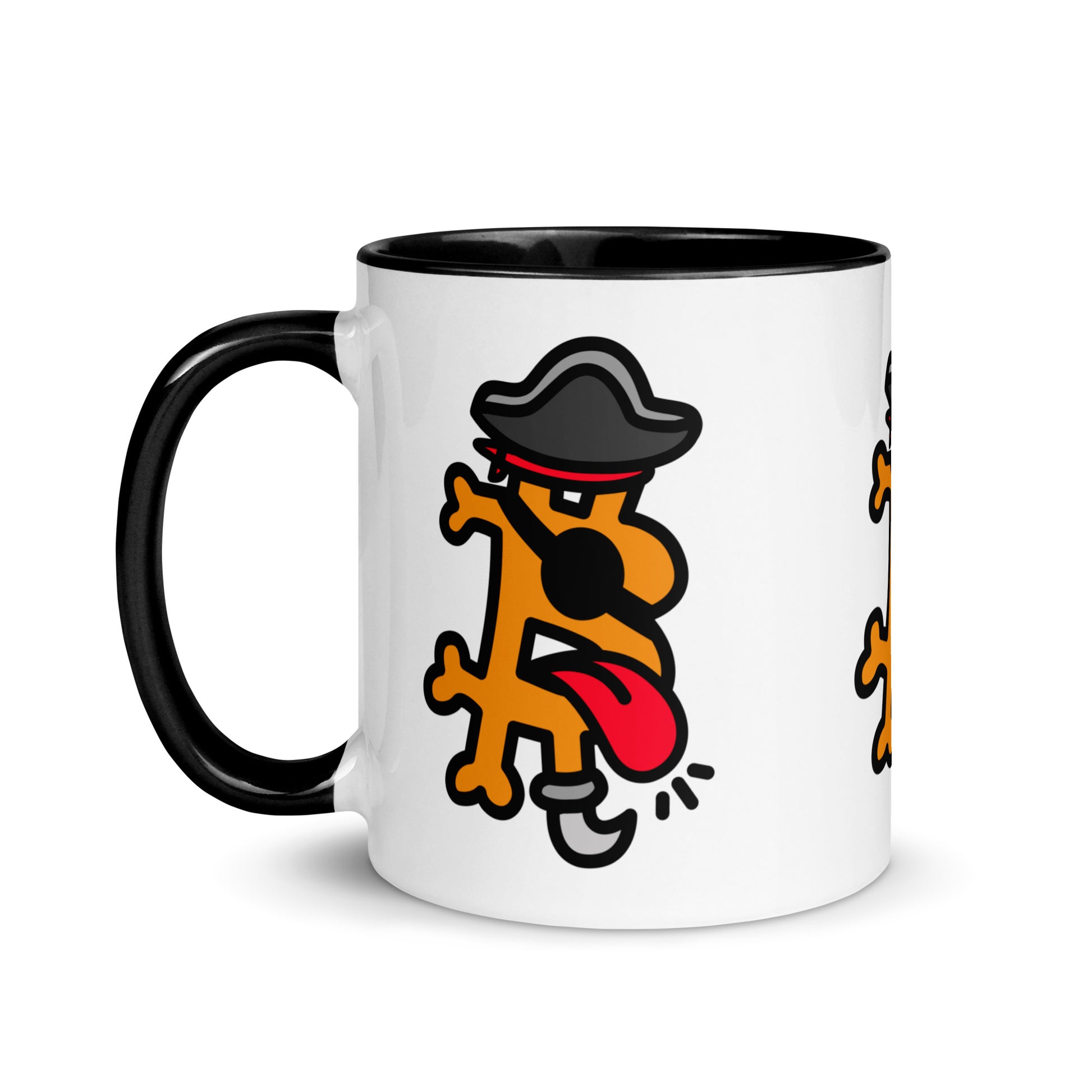 bitcoin mug - be pirate design - left side view