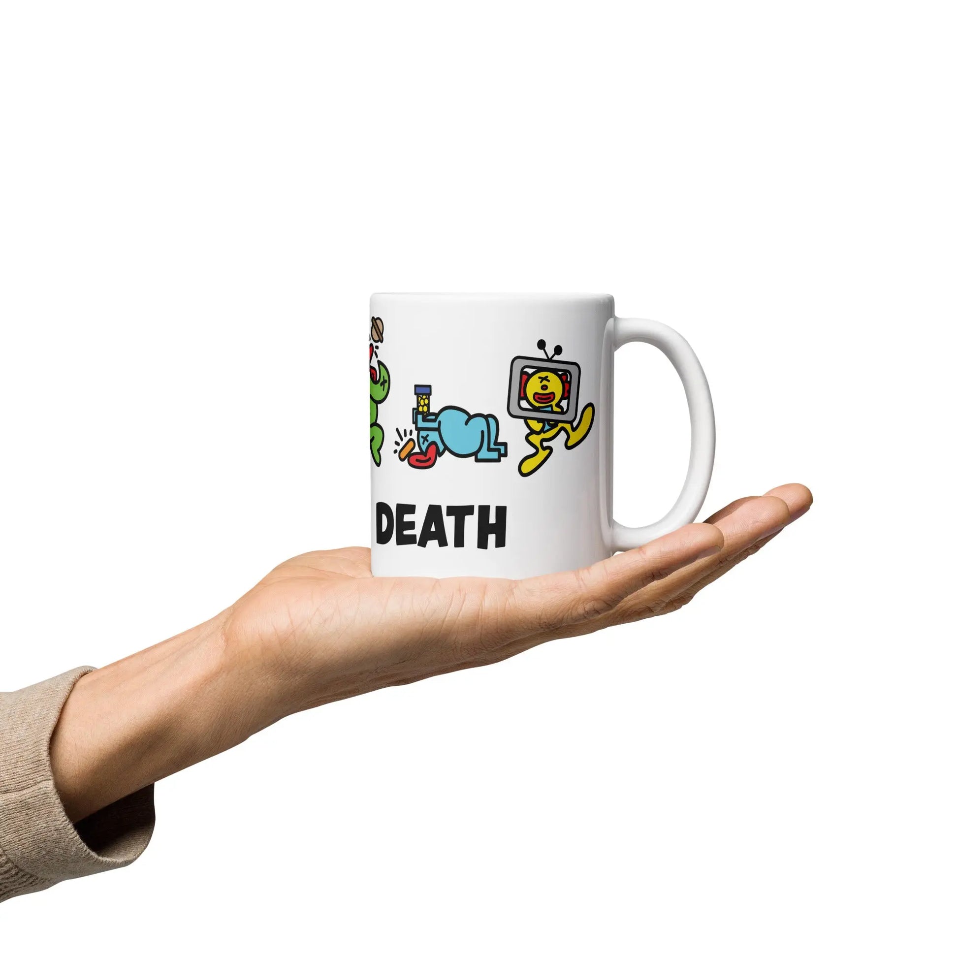 bitcoin mug - brain death - front view