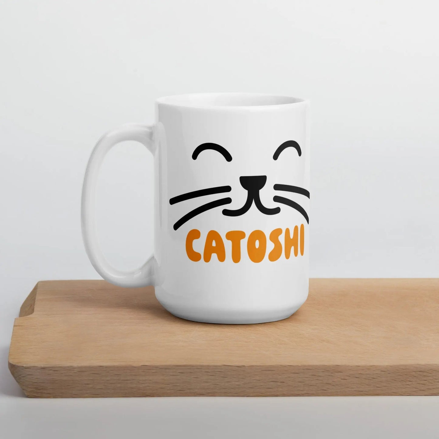 bitcoin mug - catoshi - lifestyle - desk setup - 443ml