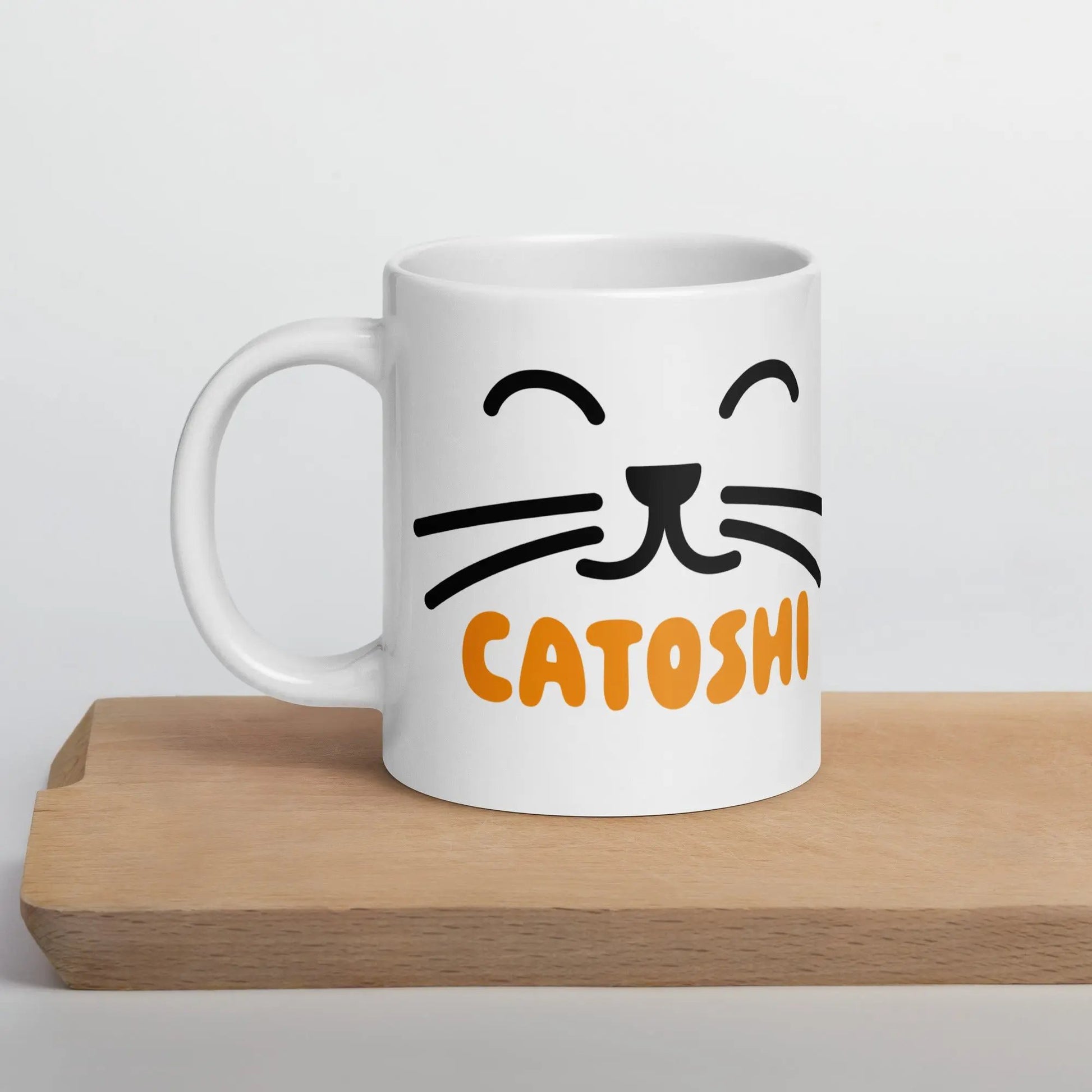 bitcoin mug - catoshi - lifestyle - desk setup - 591ml