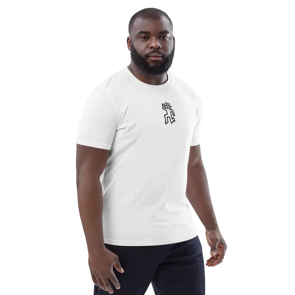 bitcoin t-shirt - bitcoin pop dance - worn by male model