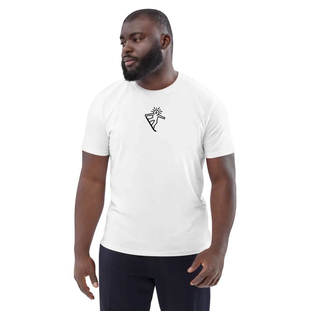 bitcoin t-shirt - bitcoin pop snowboard - worn by male