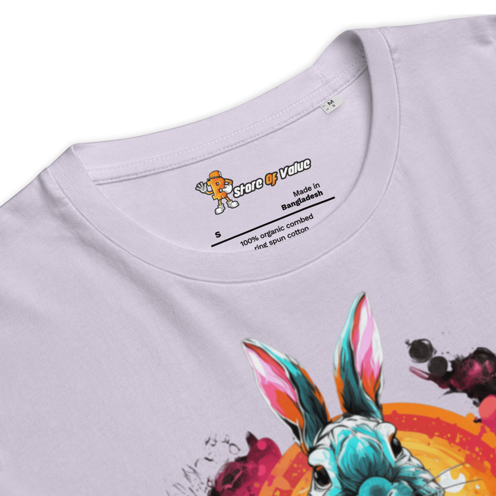 bitcoin t-shirt - bitcoin rabbit hole - lifestyle - pink