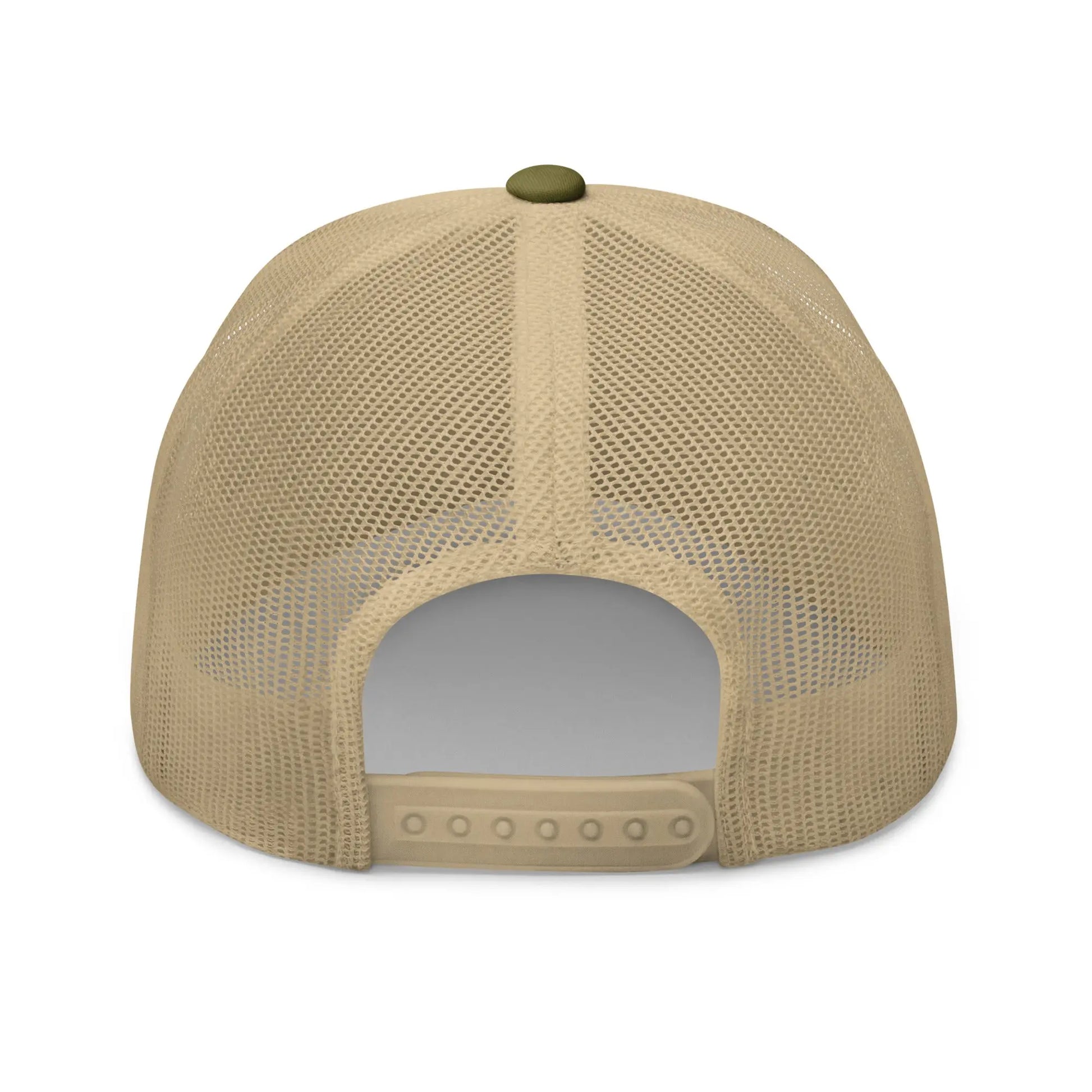 bitcoin rebel hat back view moss and khaki