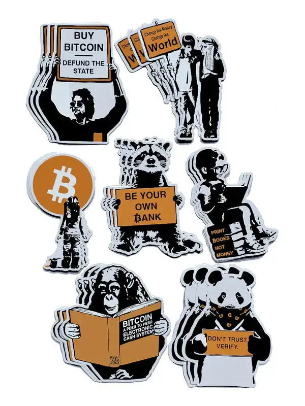 bitcoin stickers - bitcoin bonanza - detail view