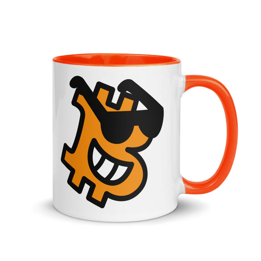 bitcoin mug - be cool design - front view