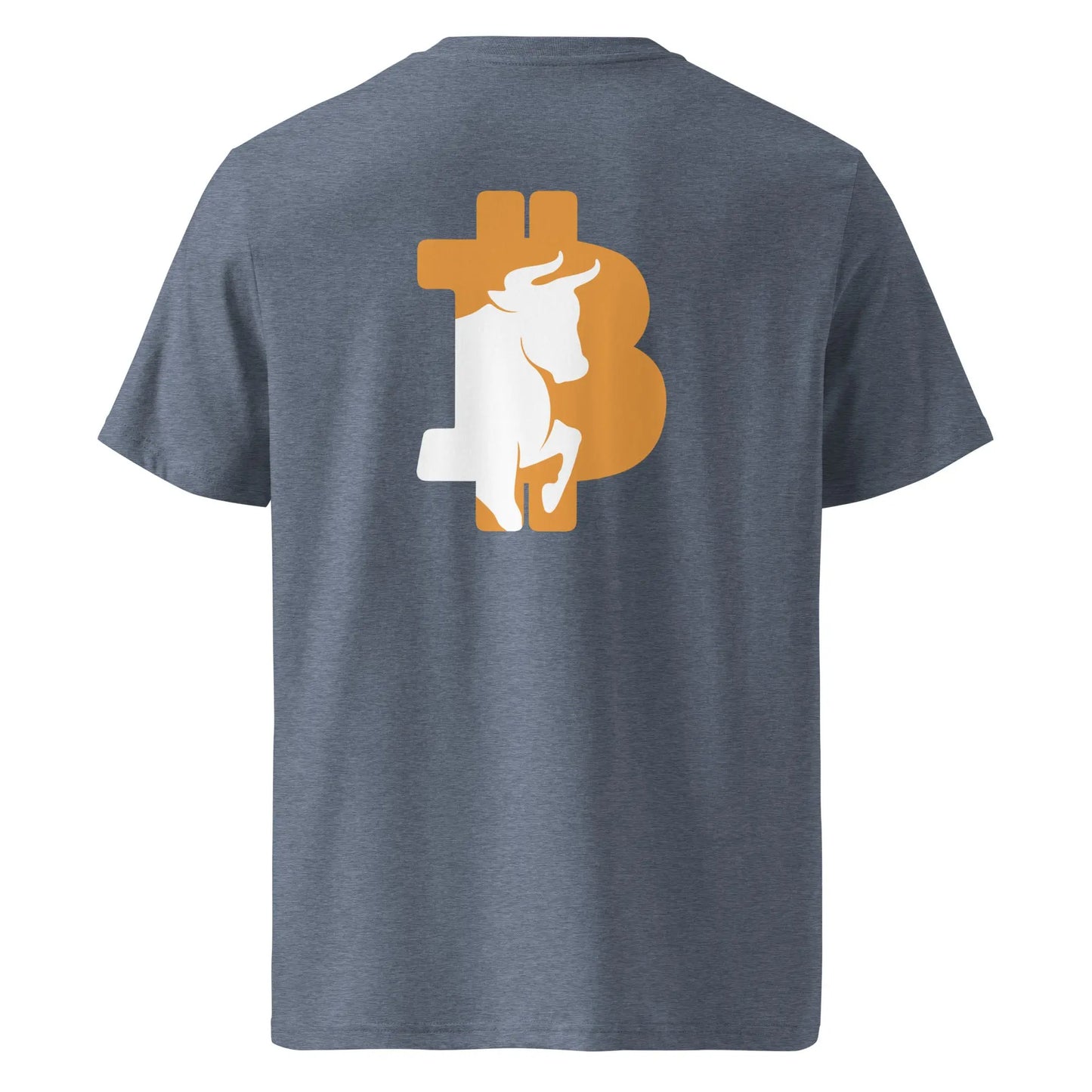 bitcoin t-shirt - bullish back print - back view 