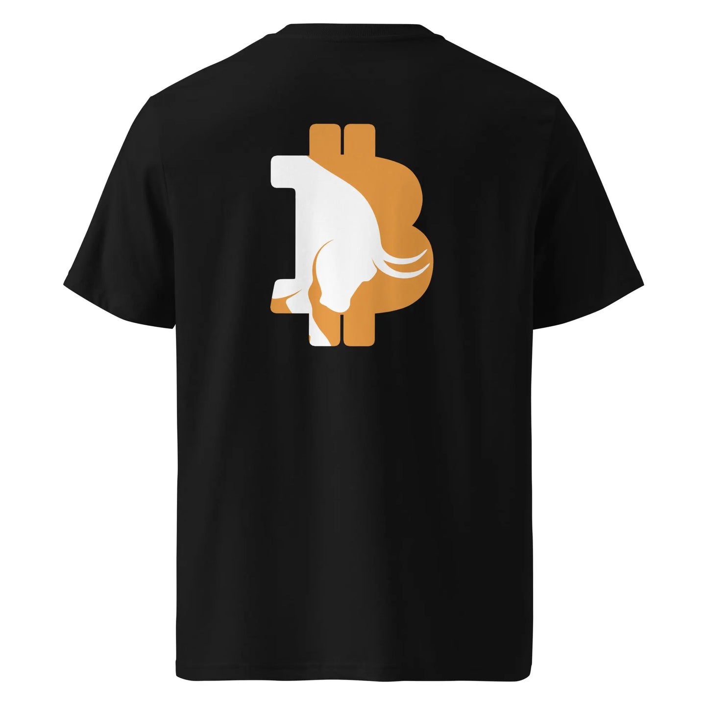 bitcoin t-shirt - bullish - back print - black