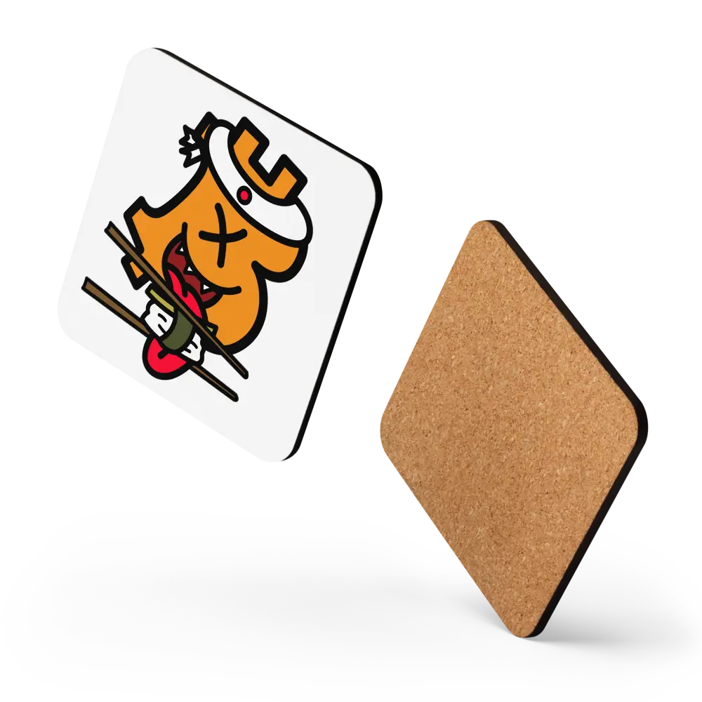 B-Sushi - Bitcoin Coaster - By BitPopArt Store of Value