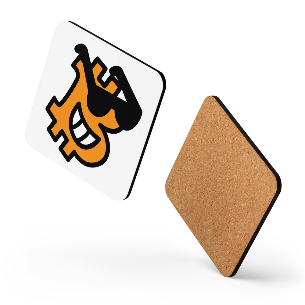 B - Cool - Bitcoin Coaster - By BitPopArt Store of Value