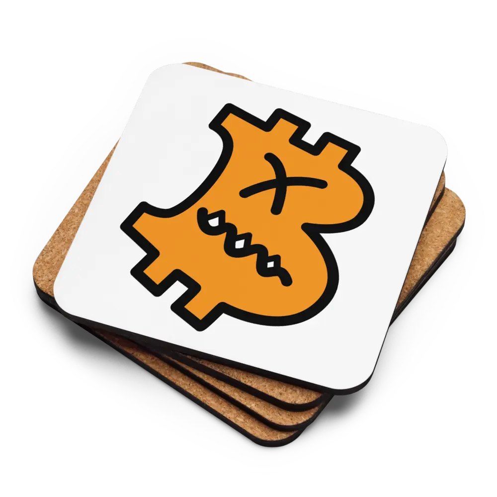 B - Grumpy - Bitcoin Coaster - By BitPopArt Store of Value