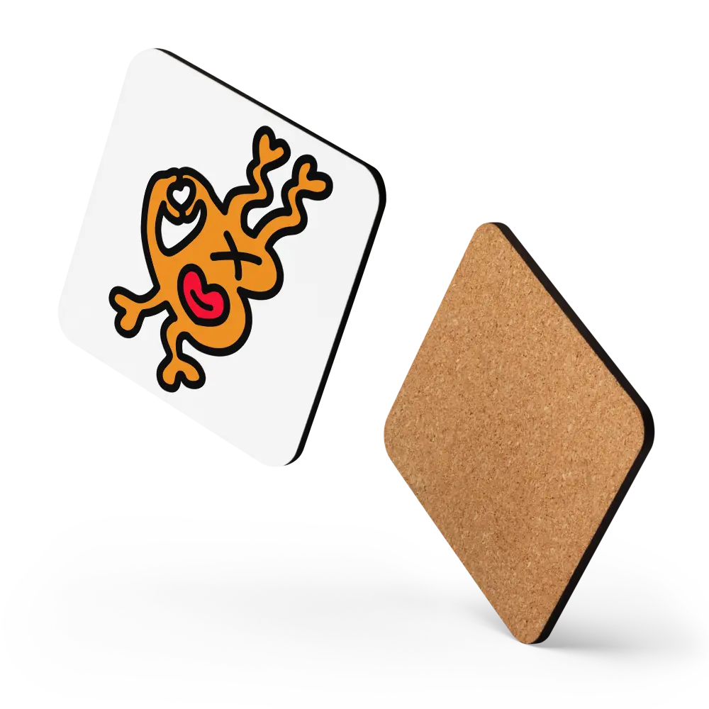 B - Love - Bitcoin Coaster - By BitPopArt Store of Value