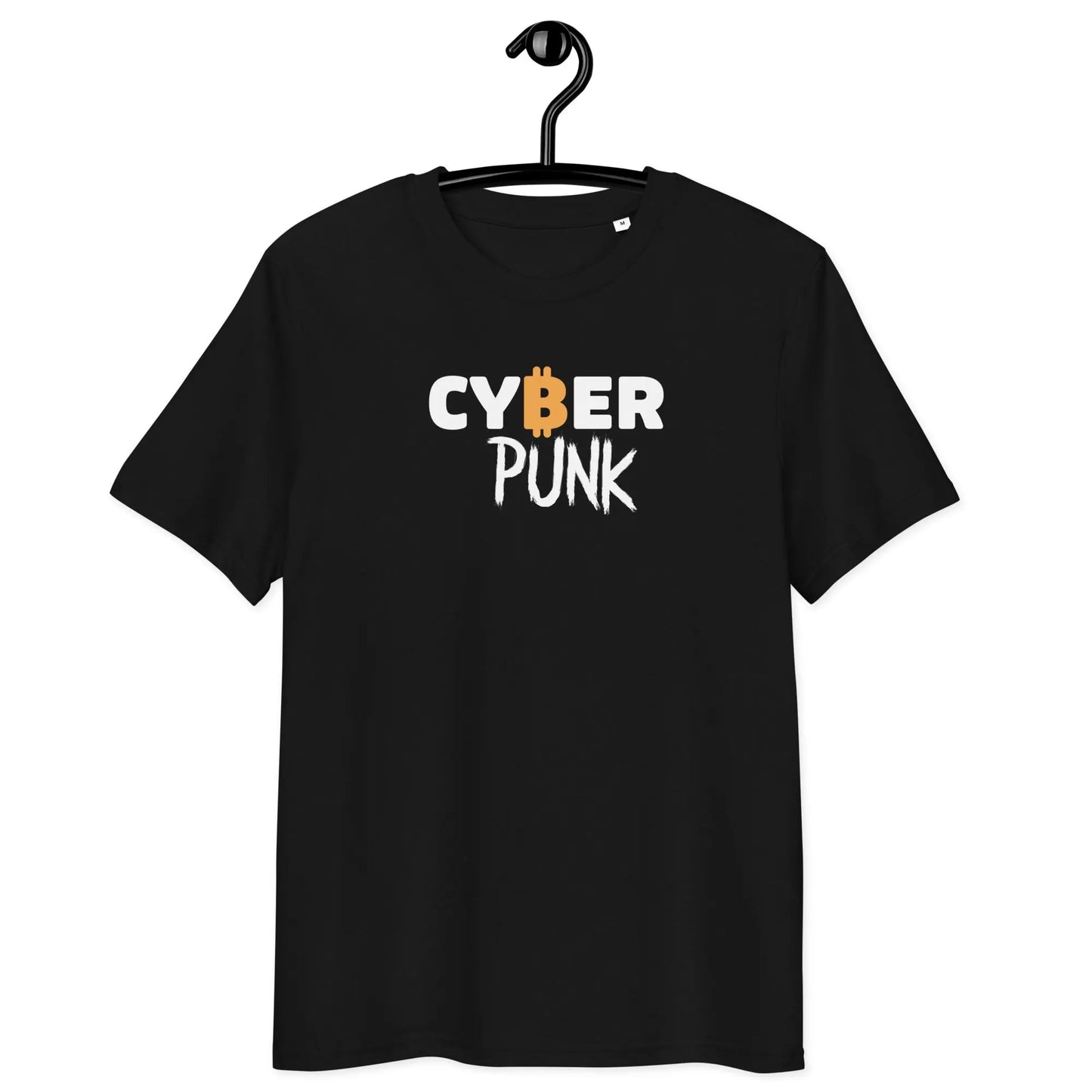 Bitcoin T-Shirt – Cyber Punk - on hanger