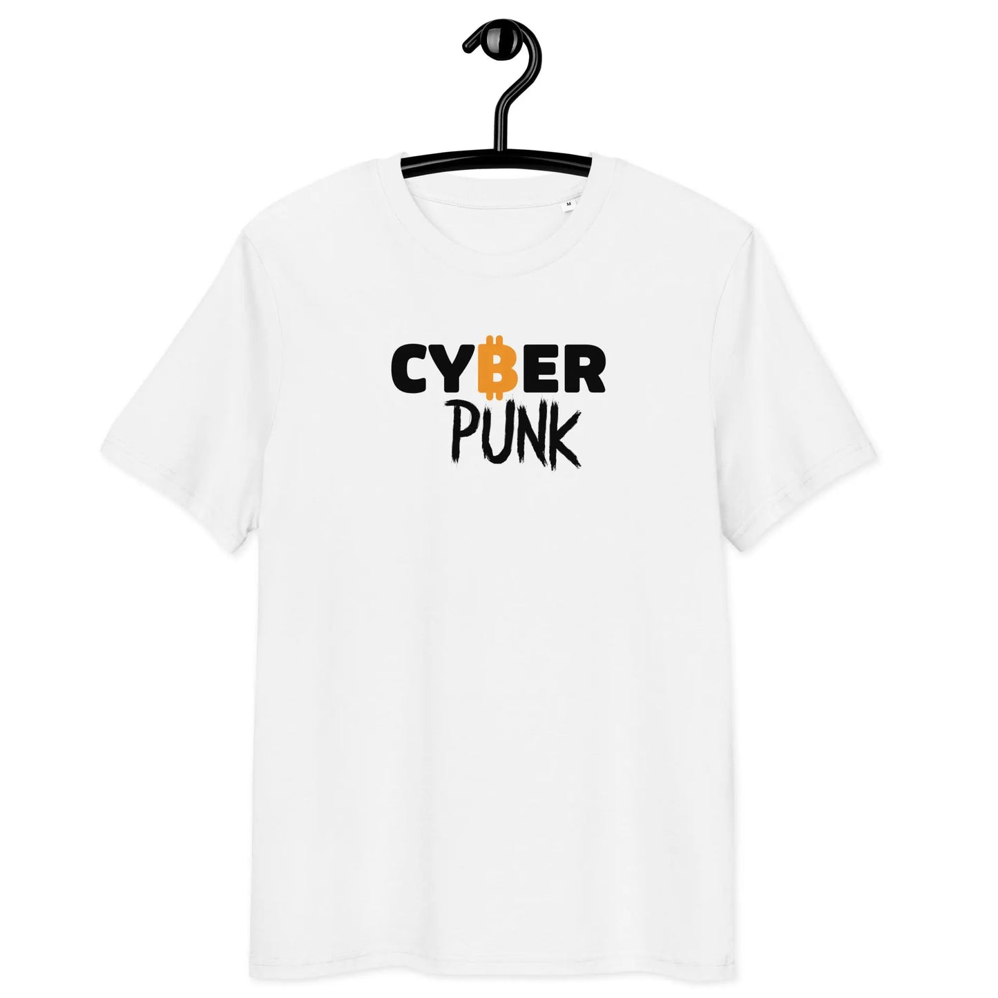 Bitcoin T-Shirt – Cyber Punk - on hanger