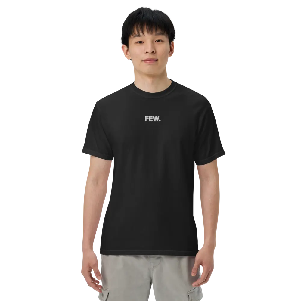 Bitcoin T-Shirt – FEW | Store of Value — worn on model - pepper color