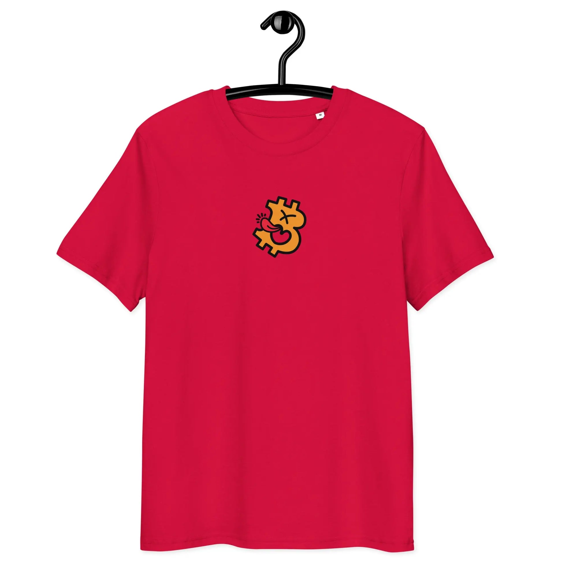 Bitcoin T-Shirt – Fryslân Boppe - on hanger - red