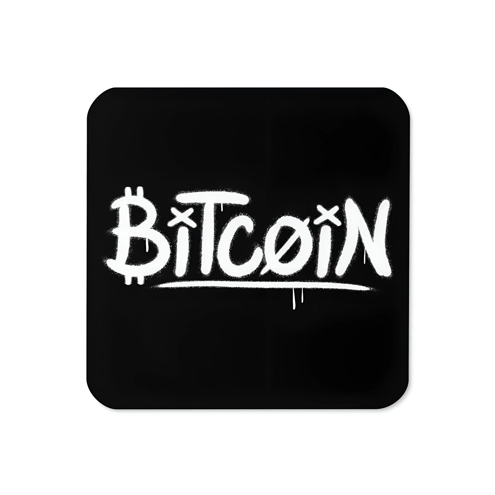 Graffity Street Art Bitcoin coaster front view