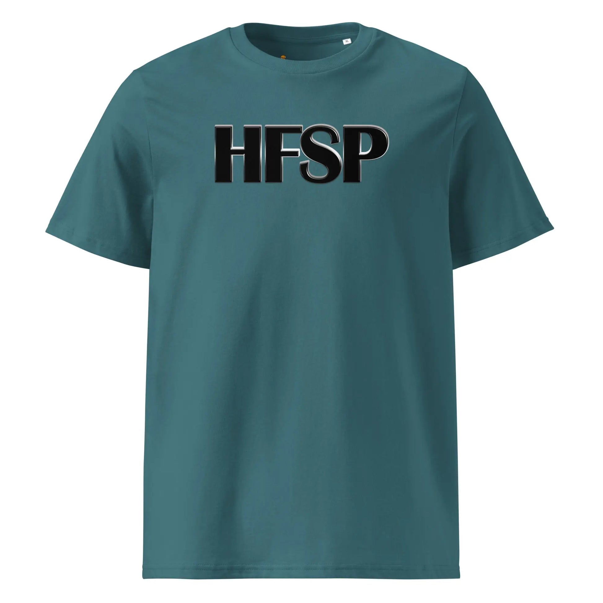 Bitcoin T-Shirt – HFSP - front view — blue
