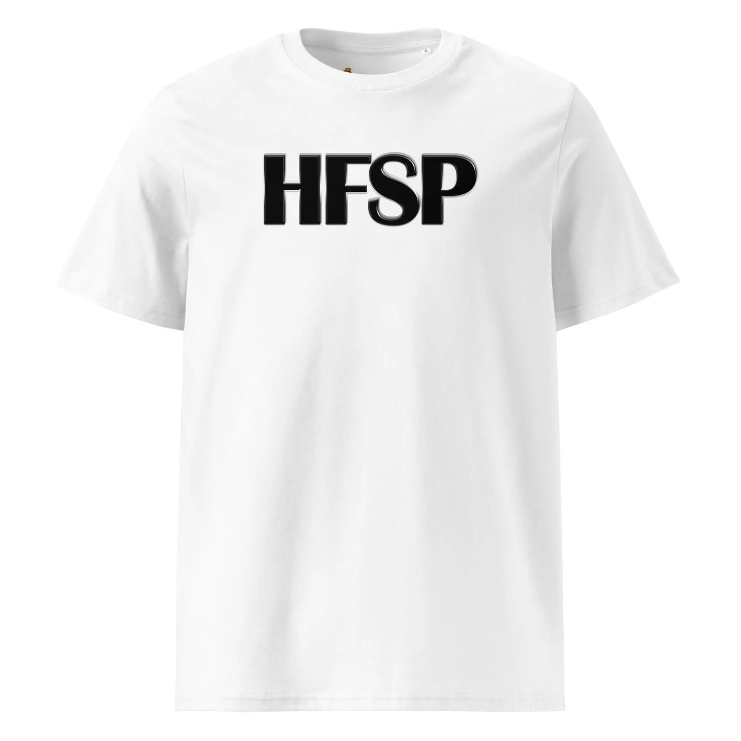Bitcoin T-Shirt – HFSP - front view — white