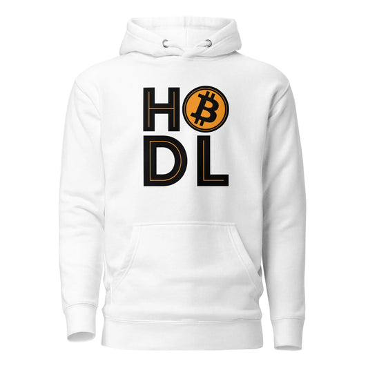 bitcoin hoodie - hodl - front view 