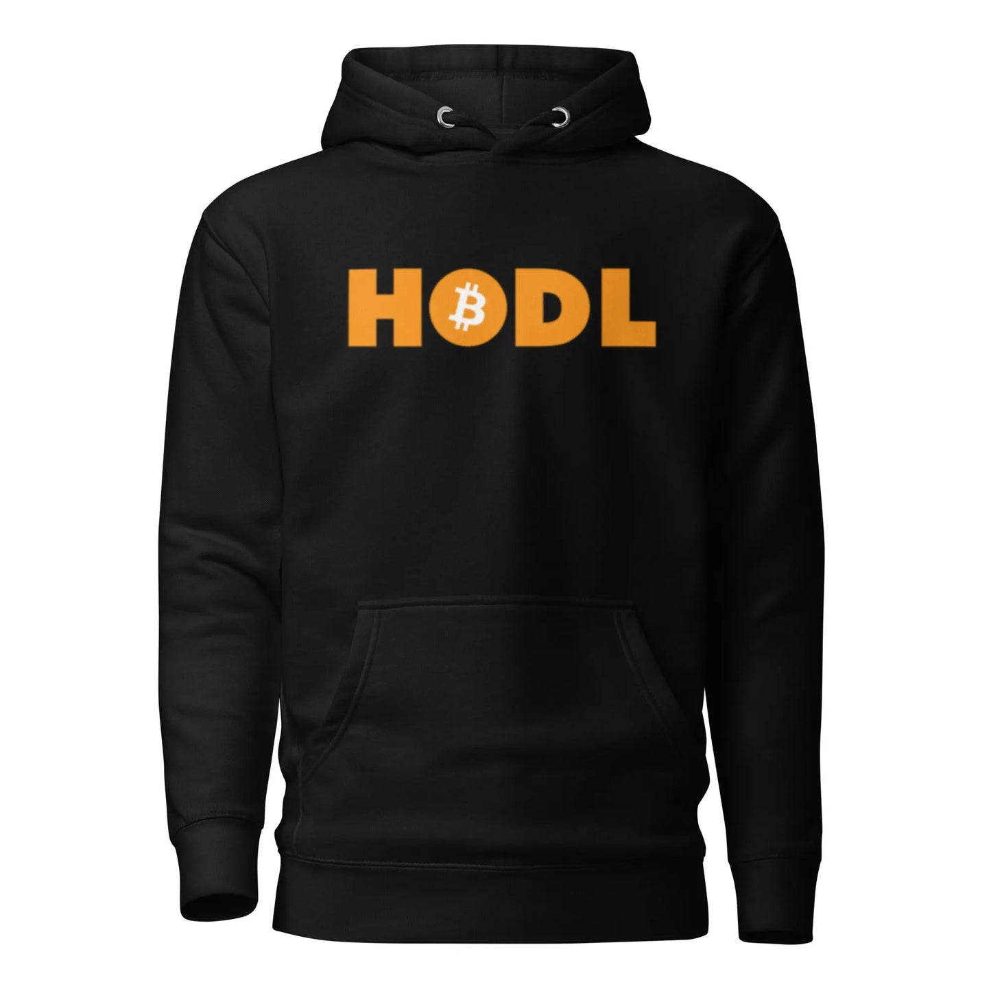 bitcoin hoodie - hodl - front view