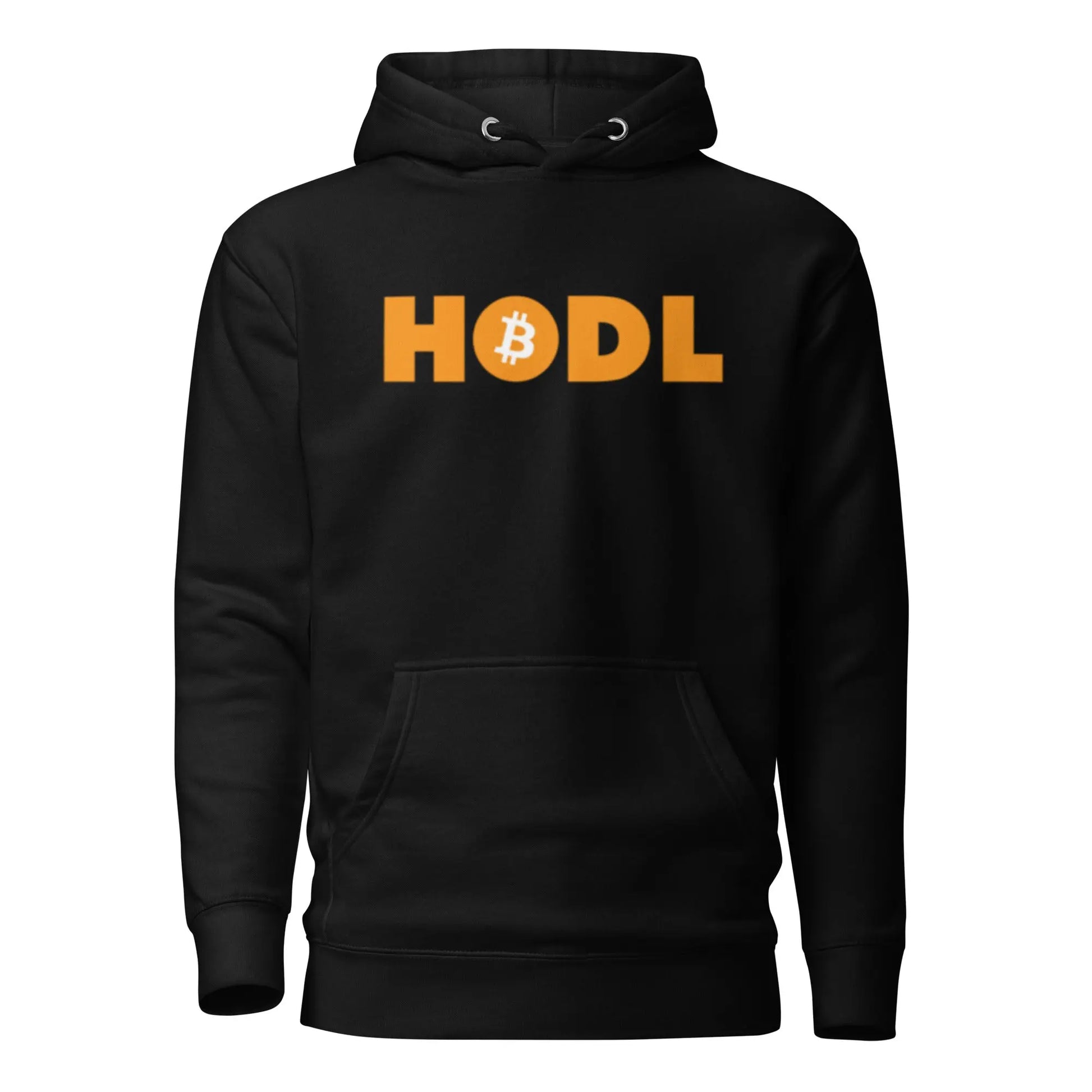 bitcoin hoodie - hodl - front view