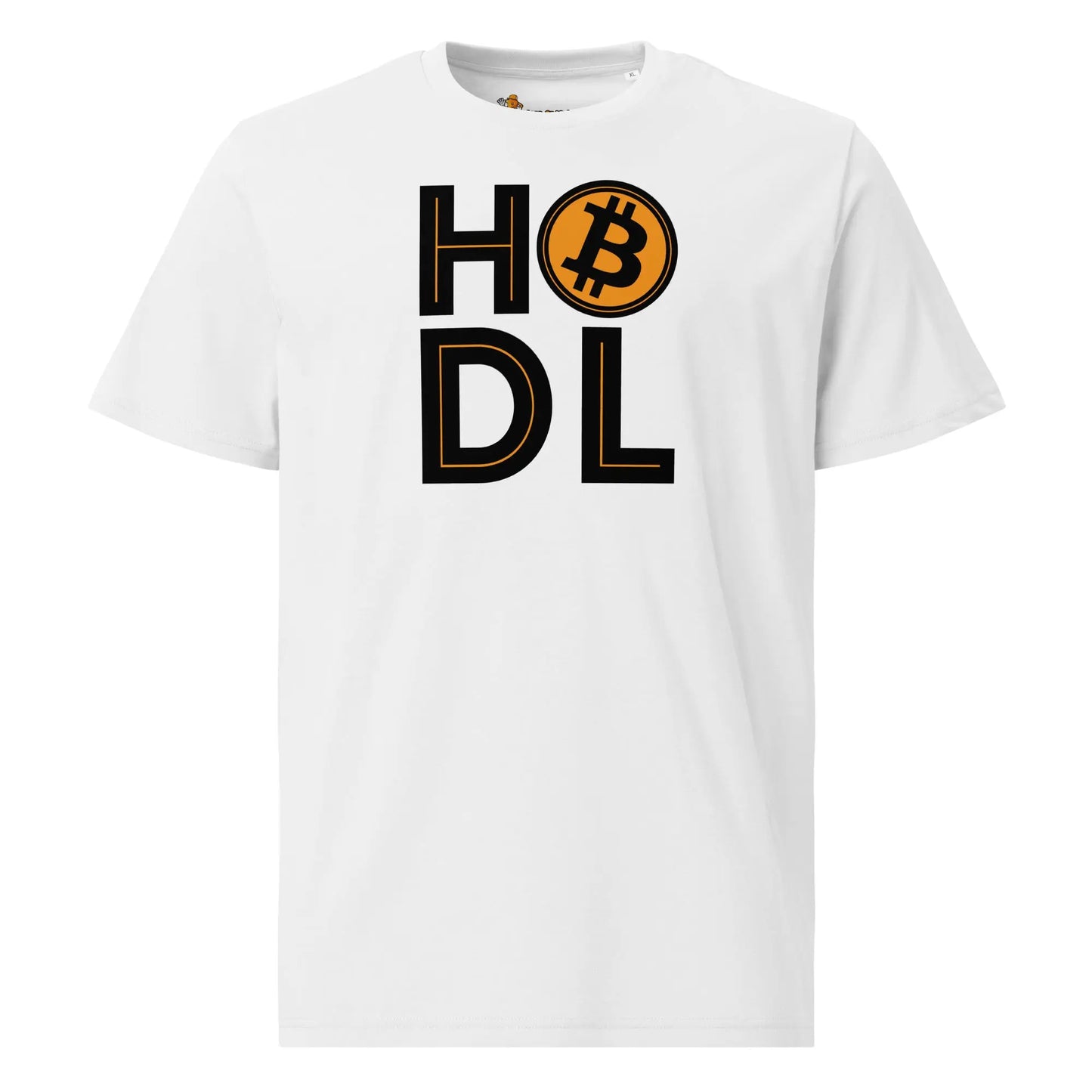 HODL Bitcoin T-Shirt - front view - white