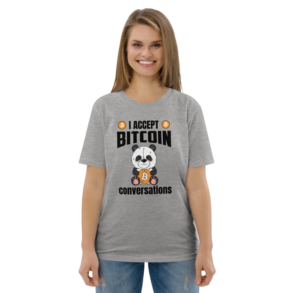 I Accept Bitcoin Conversations – Bitcoin T-Shirt