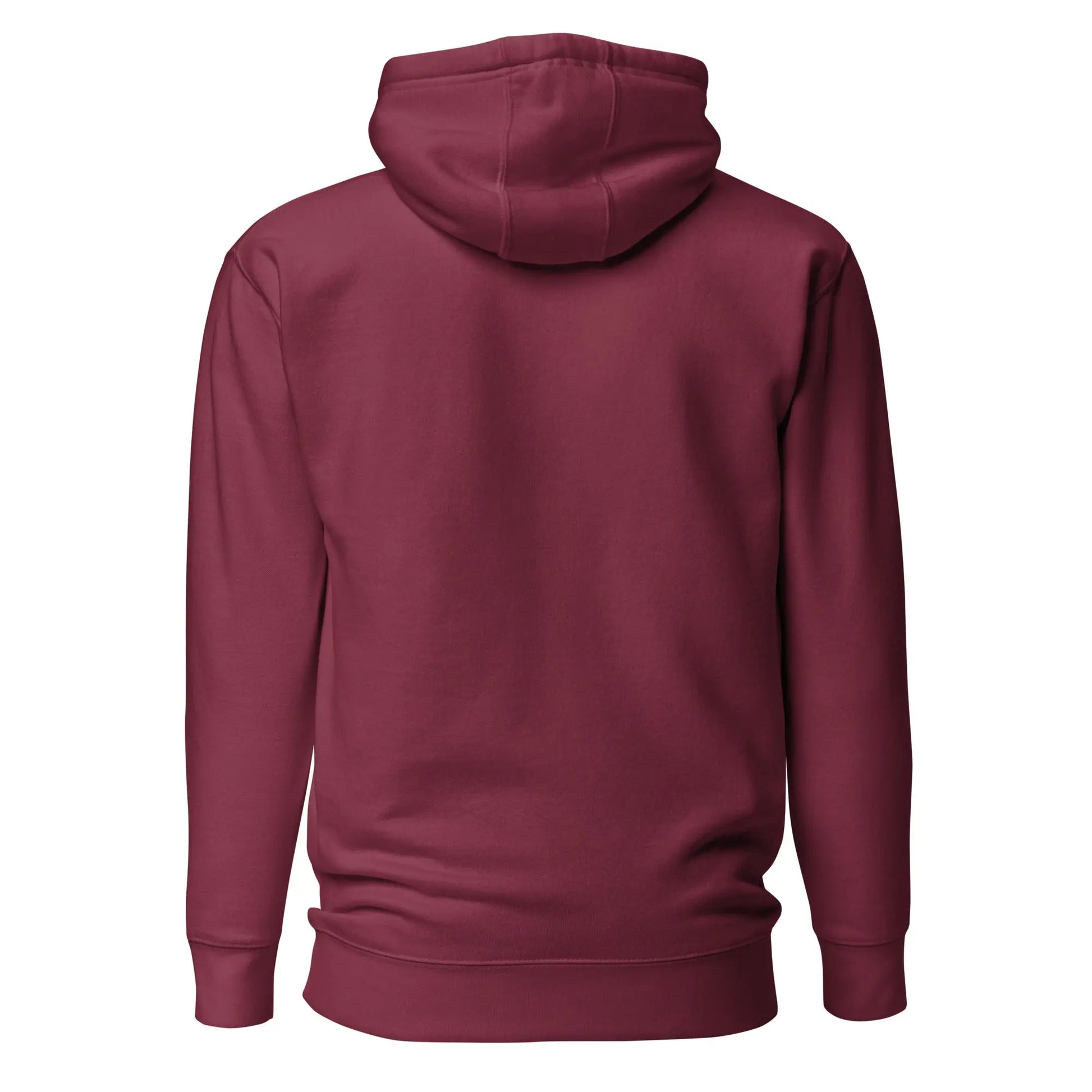 bitcoin hoodie - infinity divided by 21 million - back view