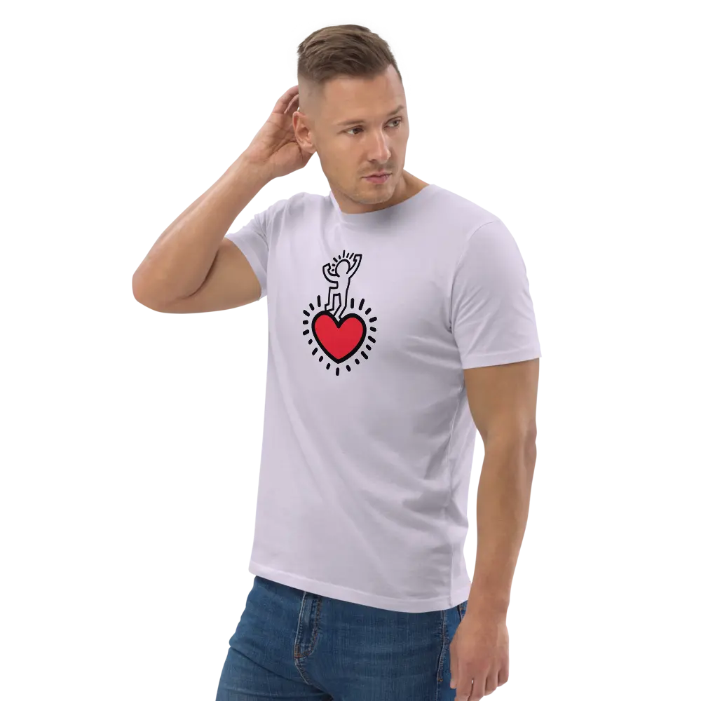 love life t-shirt - worn by male model