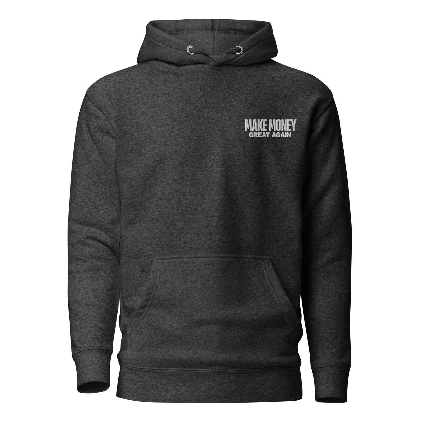 bitcoin hoodie - make money great again - front view