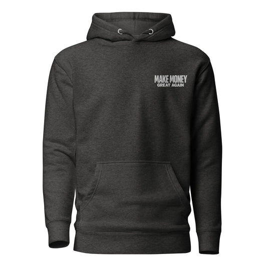 bitcoin hoodie - make money great again - front view