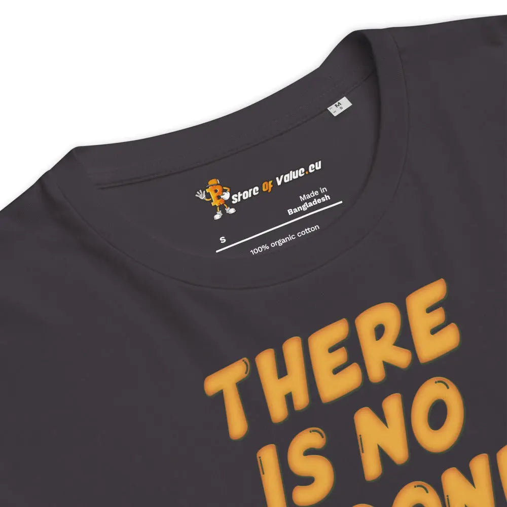 bitcoin t-shirt no second best close-up print Anthracite
