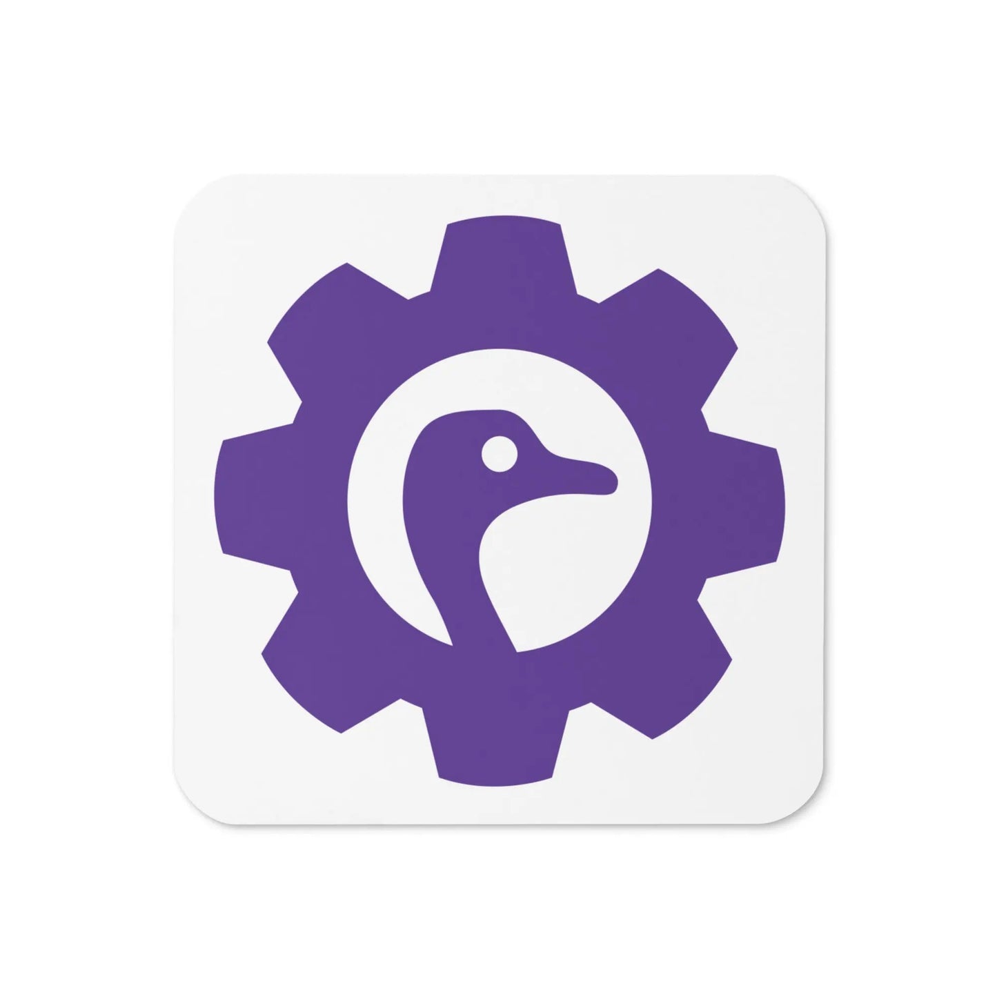 Nostr Dev Nostr coaster by BitPopArt – front view