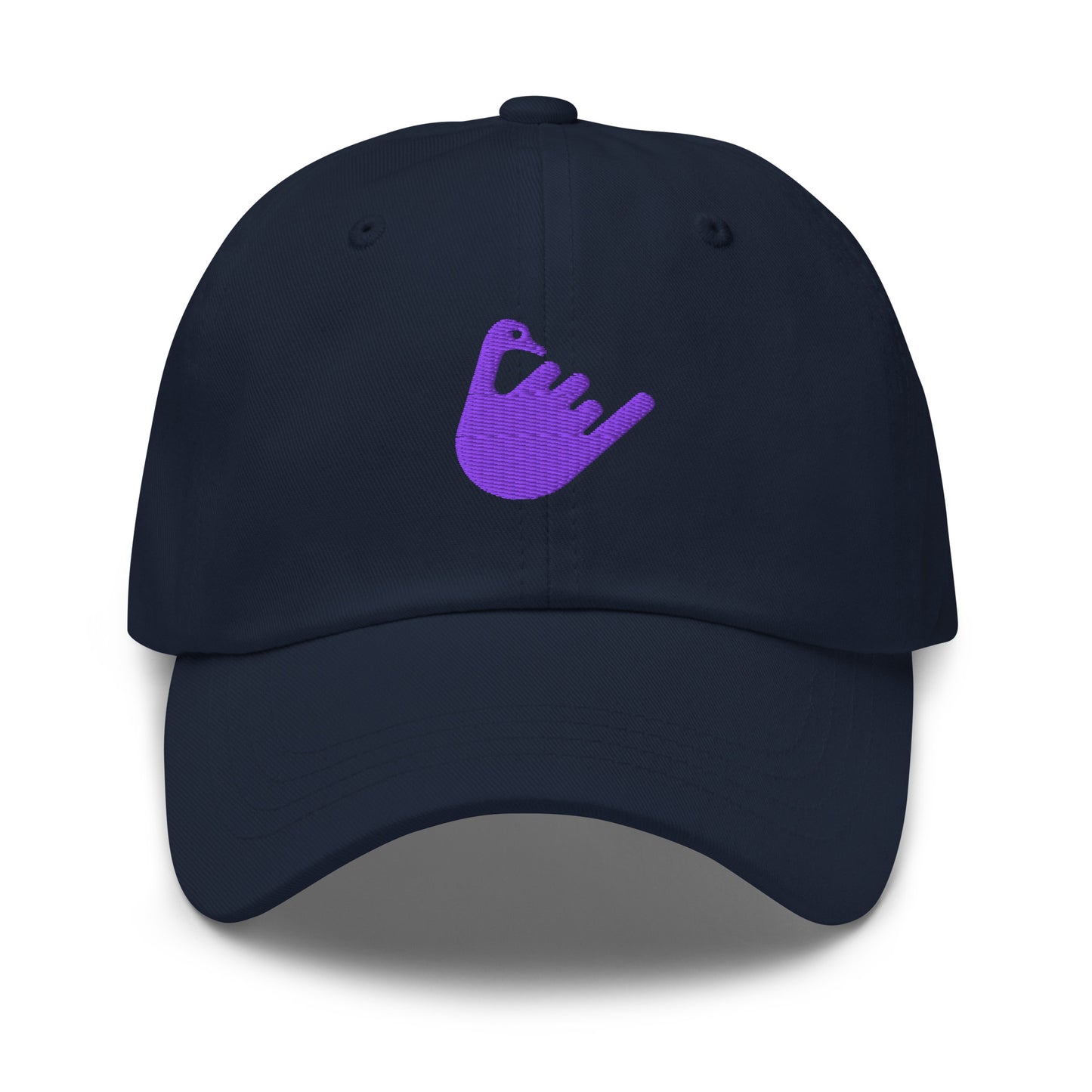 nostr hat - hang loose - front view - navy