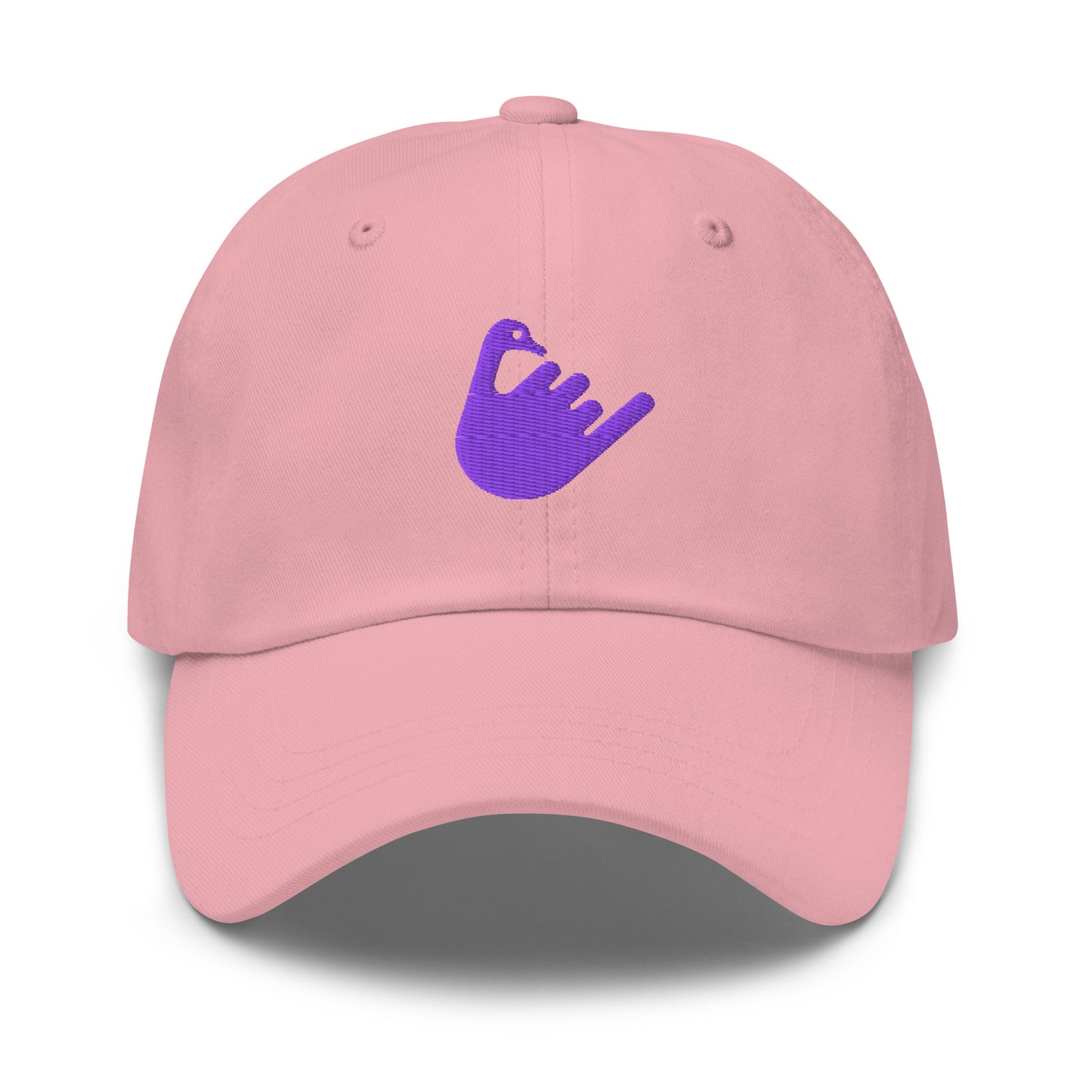nostr hat - hang loose - front view - pink