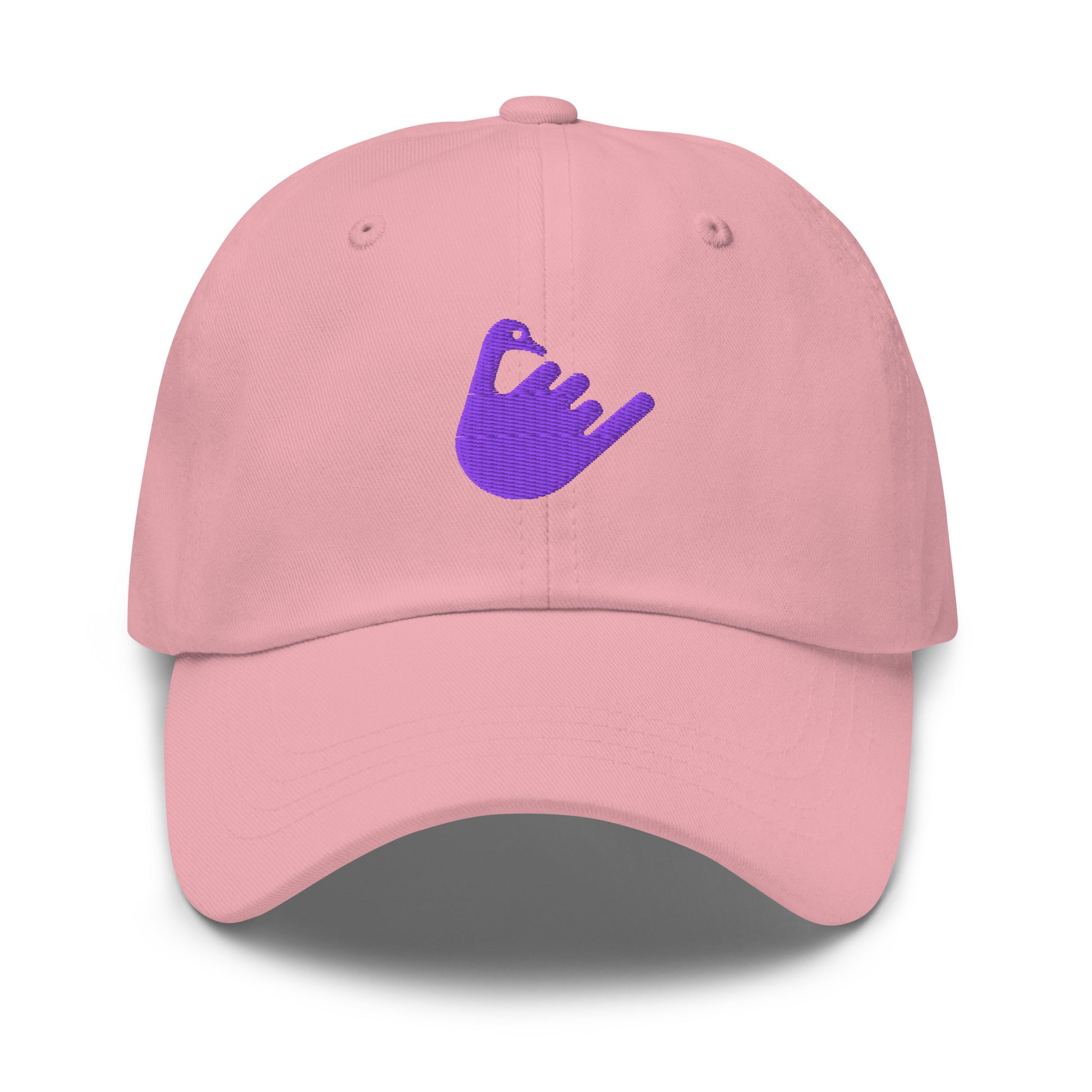 nostr hat - hang loose - front view - pink