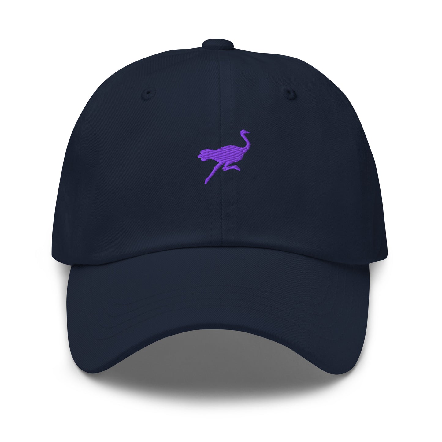 nostr hat - nostrich - front view - navy