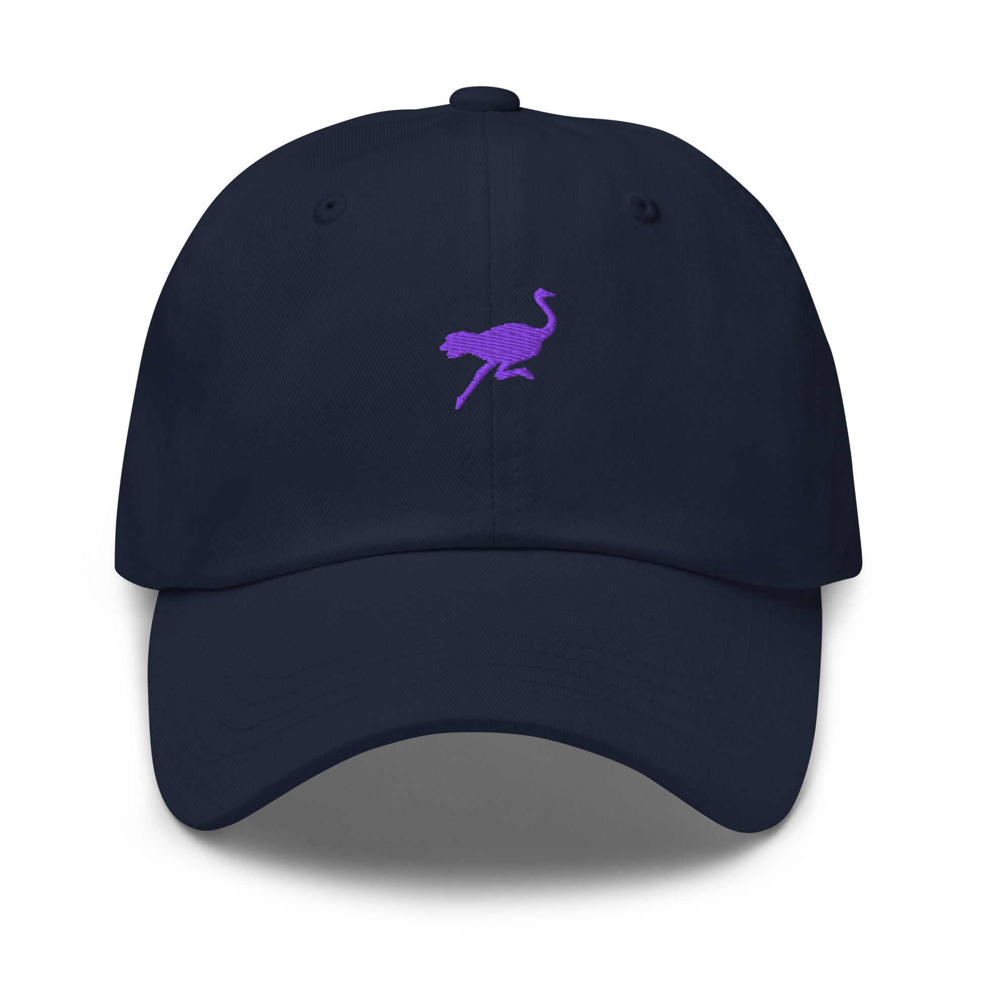 nostr hat - nostrich - front view - navy