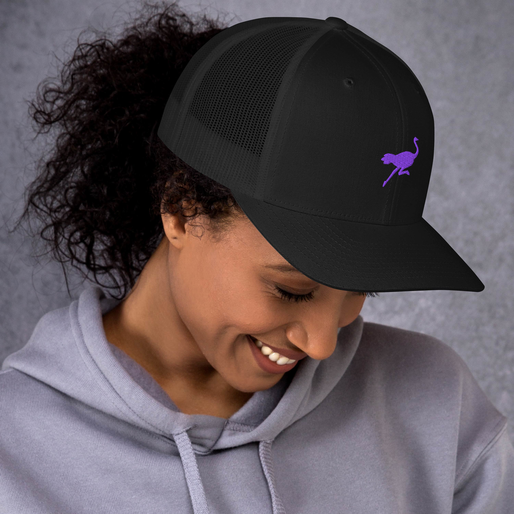 nostr hat subtle nostrich design