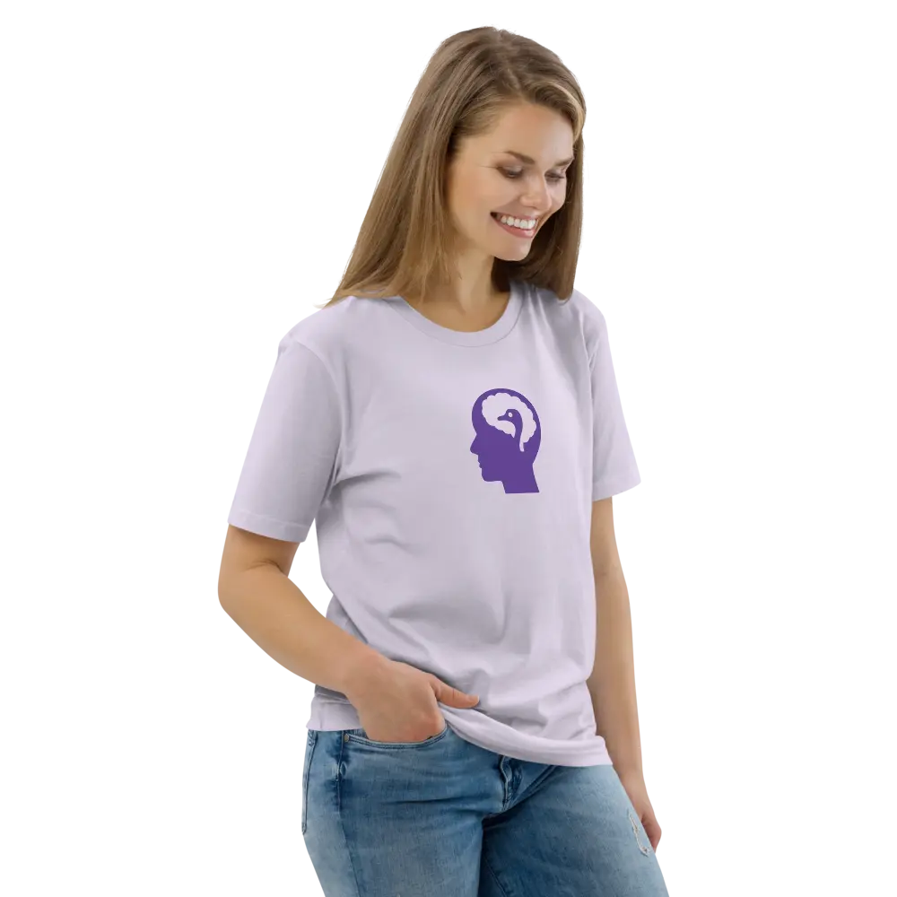 nostr t-shirt - mind - female model