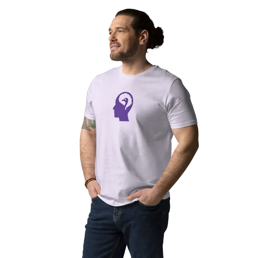 nostr t-shirt - mind - male model 