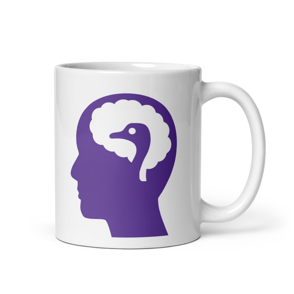 nostr mug - nostr mind design - front view