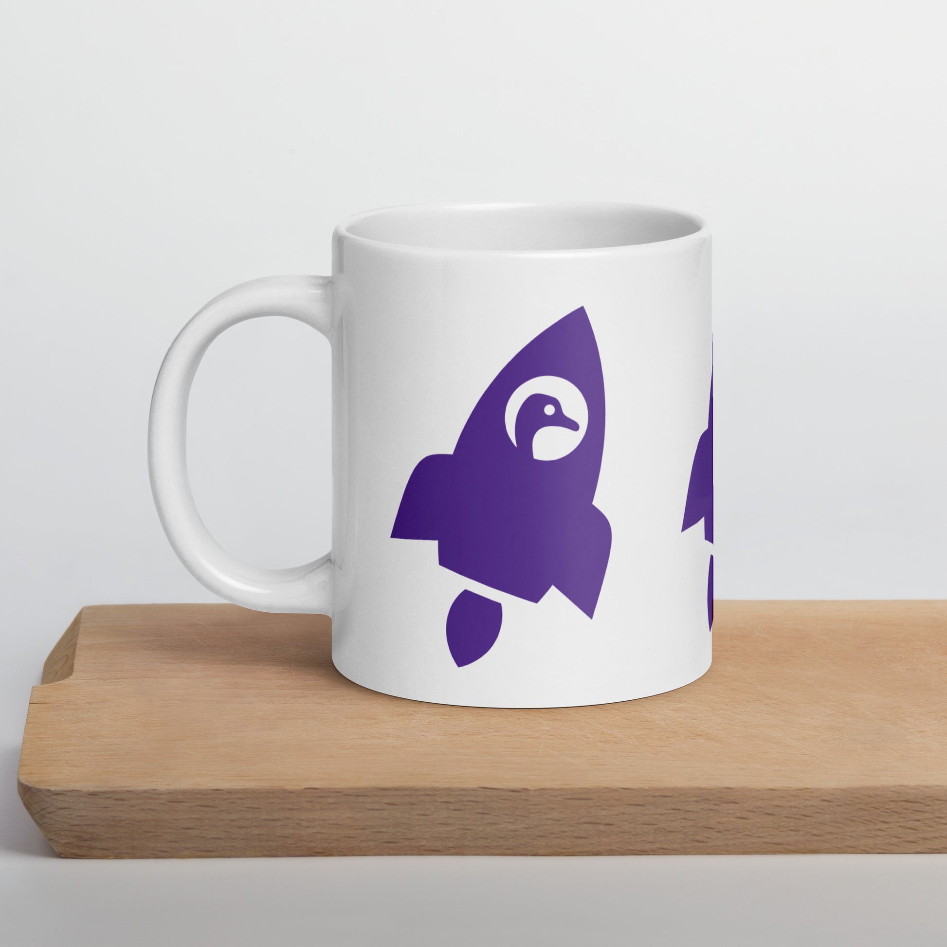 nostr mug - nostr rocket design - lifestyle - desk setup