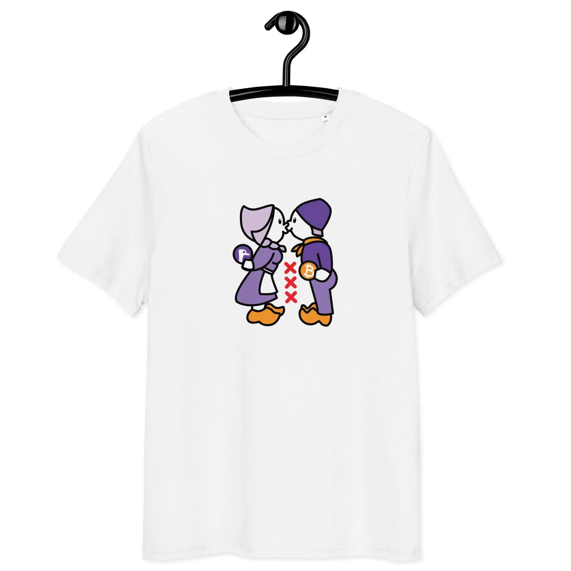 Nostr T-Shirt – Nostrdam - on hanger - white