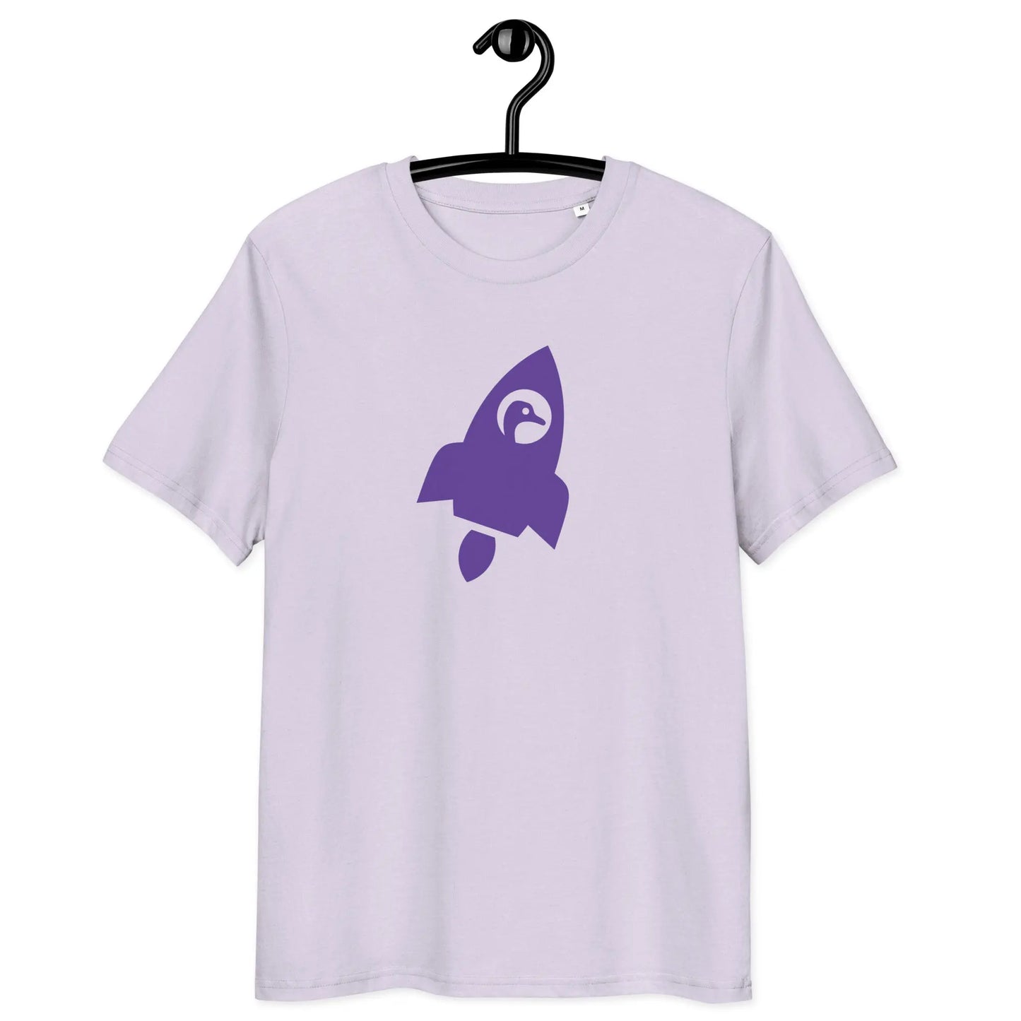 nostr t-shirt - rocket - front view