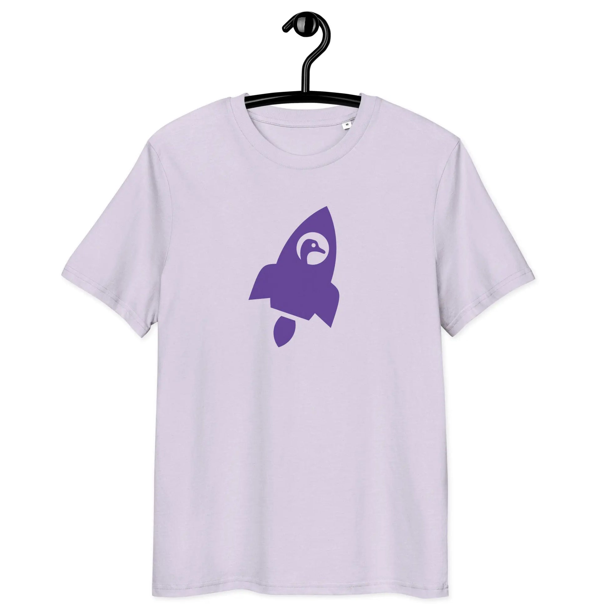 nostr t-shirt - rocket - front view
