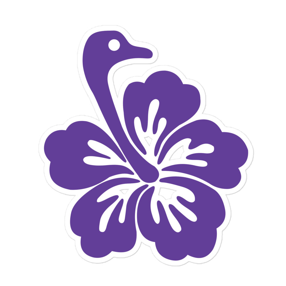 nostr sticker - nostr flower - front view